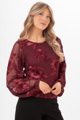 Topp Maeve, Burgundy