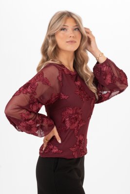 Topp Maeve, Burgundy