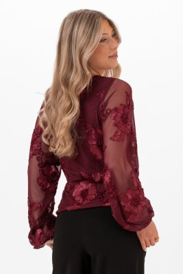 Topp Maeve, Burgundy