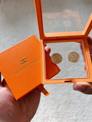 Magnus – Fejk-manschettknappar Guld (2-pack)