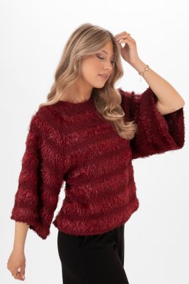 Malvah Sweater, Burgundy