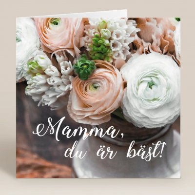 Kort med kuvert, Mamma du är bäst