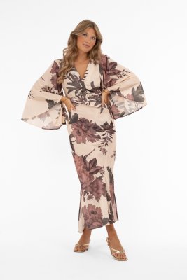 Klänning Meadow, Champagne/rose/sage