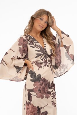 Klänning Meadow, Champagne/rose/sage