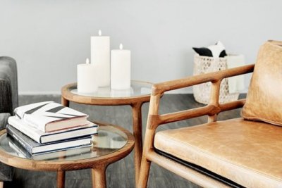 UYUNI Pelarljus LED 7,8x15,2 cm, NORDIC WHITE