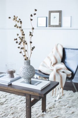 Vas Dotty, beige/svart