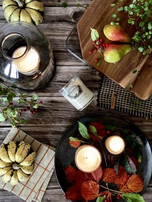 Doftljus 45 h, MOUSSERANDE & VANILJ