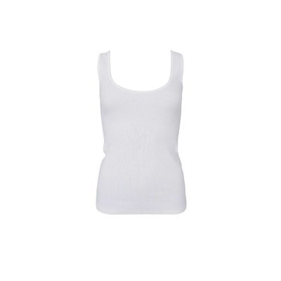 Ribbat linne Vibs, Off White