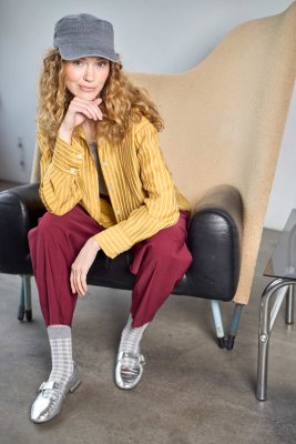 Barrel pants Beverly, Wine