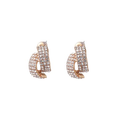 Örhängen Cloe, guld/strass