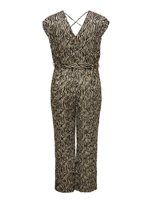 Byxdress Carsafari, beige/svart