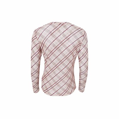Meshtopp Kamma, Beige Tartan