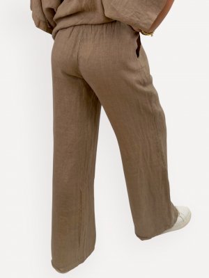 Rosali Vida linnebyxor, Taupe