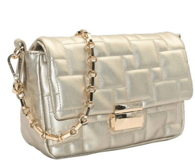 Väska Tone, guld med kedja