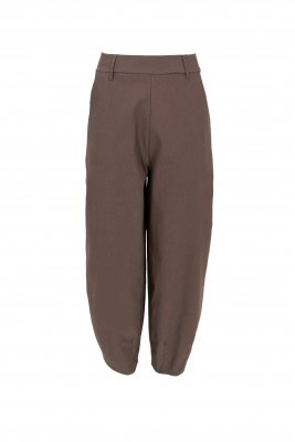 Barrel pants Beverly, brun
