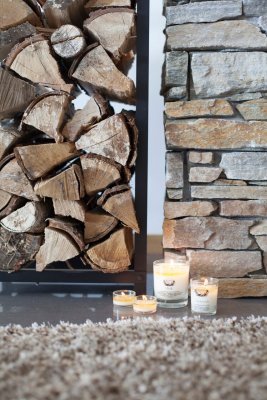 Doftljus 45 h, BÄRNSTEN & TONKABÖNA