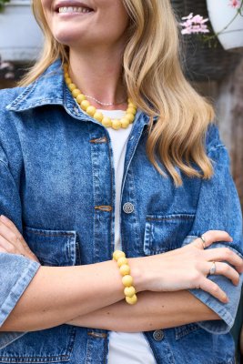 Armband Celina, Yellow