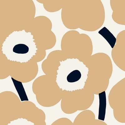 Servetter Unikko Sand, Marimekko, lunch