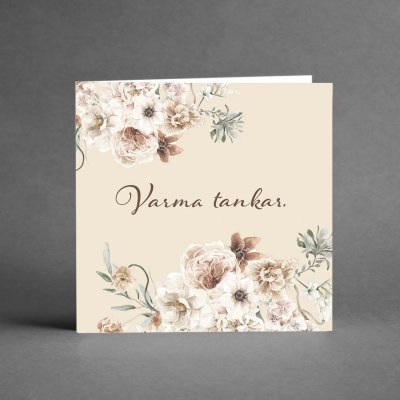 Kort med kuvert, Varma tankar