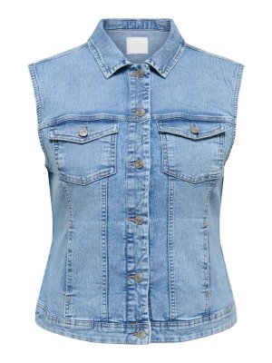 Jeansväst Carwespa, Light Blue Denim