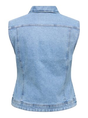 Jeansväst Carwespa, Light Blue Denim