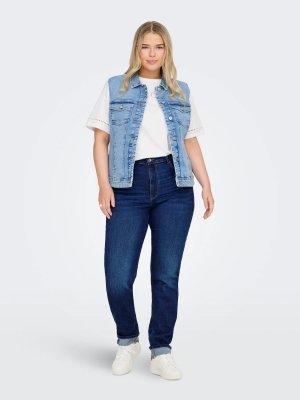Jeansväst Carwespa, Light Blue Denim