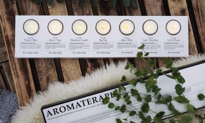 Doftljus Presentask AROMATERAPI veckokollektion