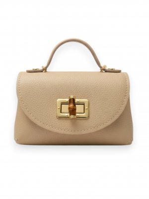 Liten väska i skinn Vendela, beige