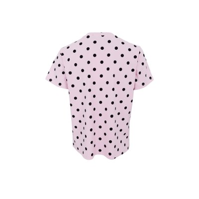 T-shirt Mayra, rosa med svarta prickar