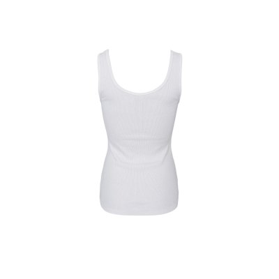 Ribbat linne Vibs, Off White