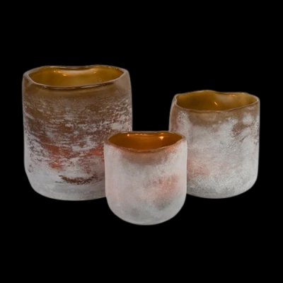 Ljuslykta Halde sand 12 cm